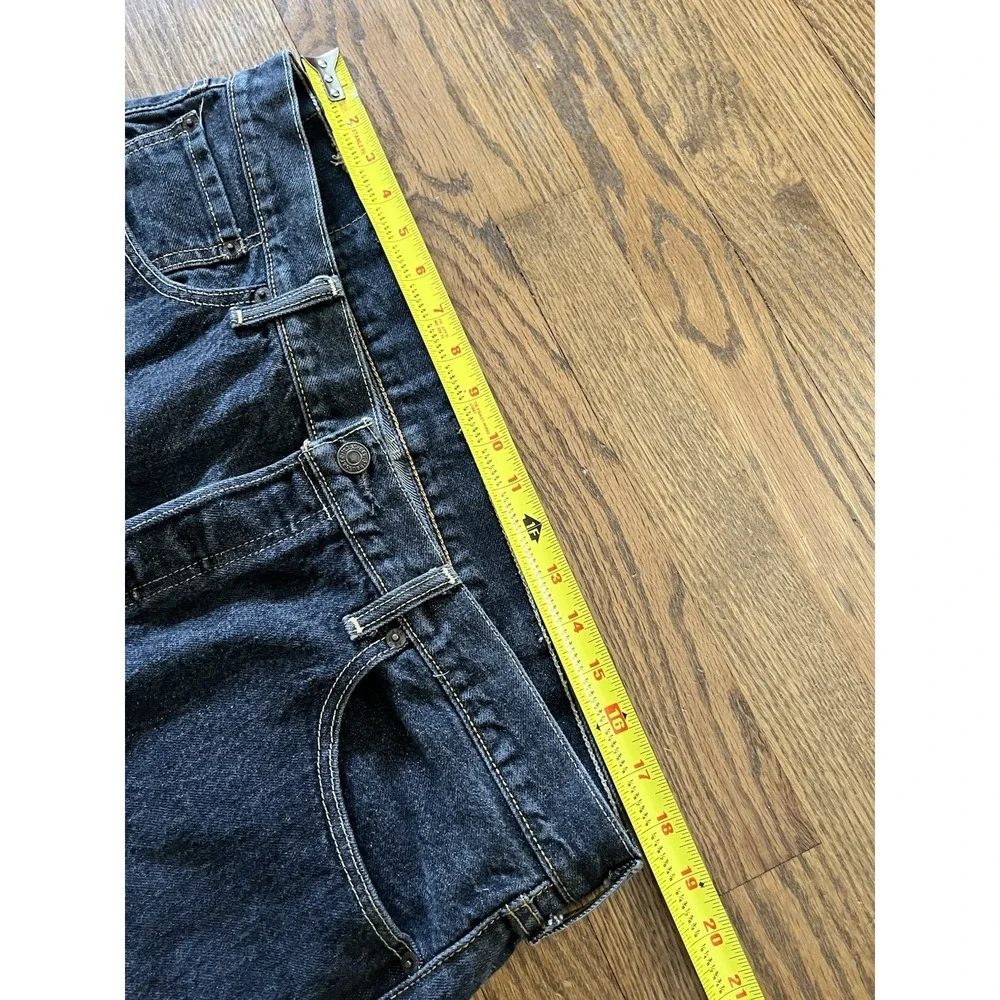 Levi's 501-0226 Jeans Black Stonewash Button Fly Straight Leg 40x32 actual:37x29